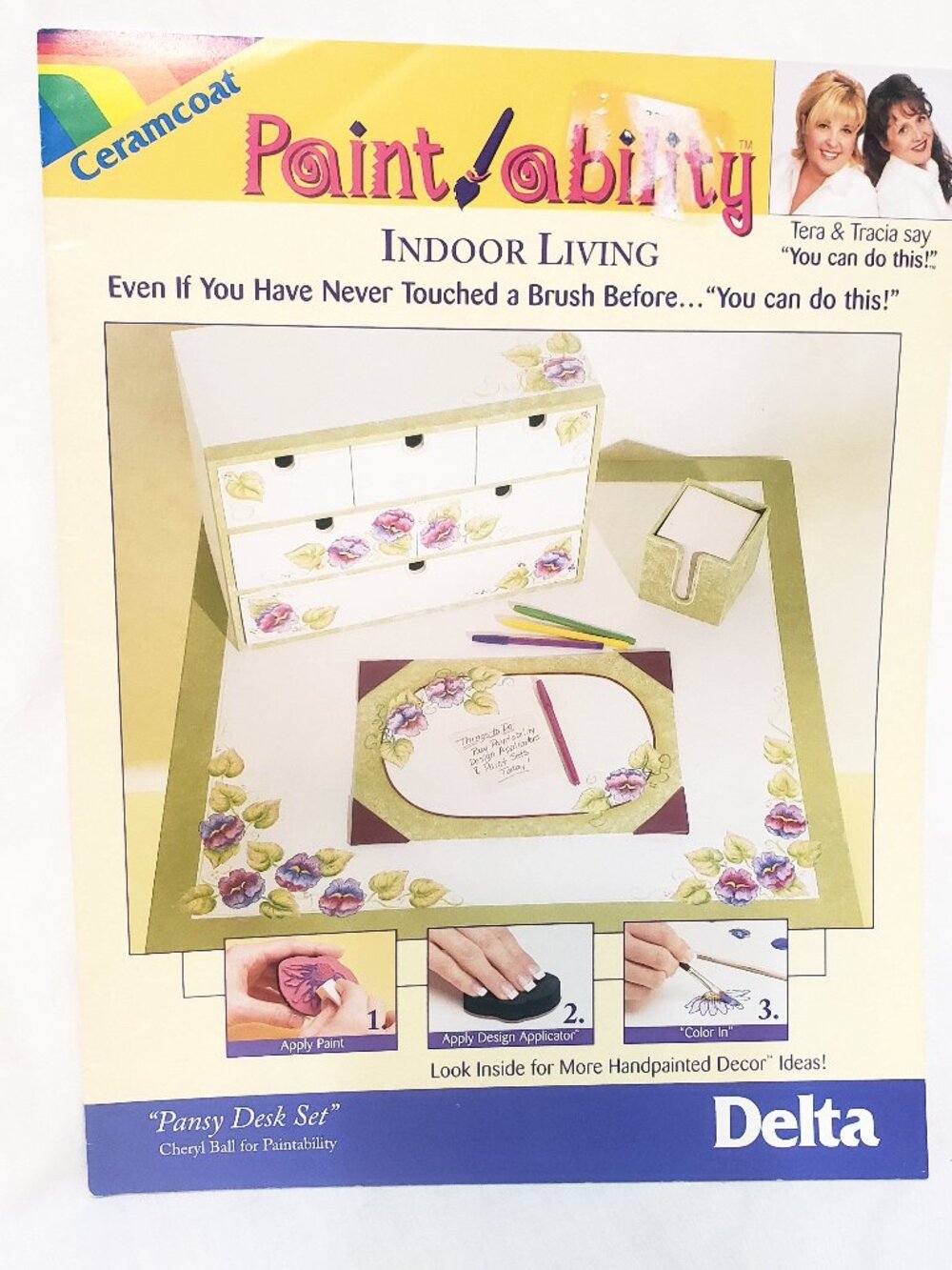 Paint Ability Indoor Living Decorative Flower Pattern Tracia L. Williams 2000